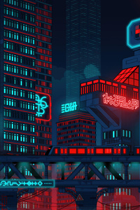 Urbanscape Night (640x1136) Resolution Wallpaper