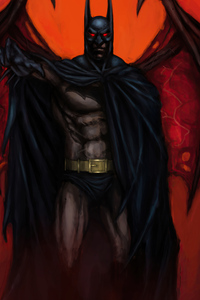 Vampire Batman (320x480) Resolution Wallpaper