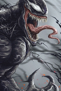Venom 4k Artwork New (1280x2120) Resolution Wallpaper