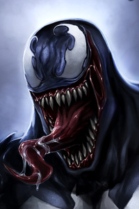 Venom Amazing Artwork (240x320) Resolution Wallpaper