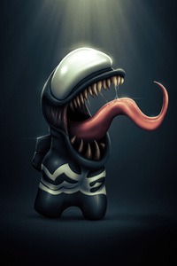 Venom Among Us (1440x2960) Resolution Wallpaper