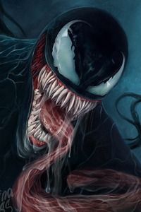 Venom Art 4k (800x1280) Resolution Wallpaper