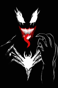 Venom Art (480x854) Resolution Wallpaper