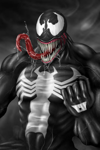 Venom Art Digital (480x800) Resolution Wallpaper