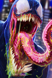 Venom Big Mouth 4k (480x854) Resolution Wallpaper