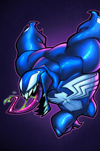 Venom Chibi Artwork 4k