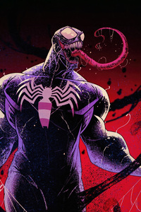 Venom Comic Artwork (240x400) Resolution Wallpaper
