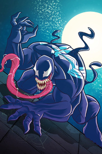 Venom Fan Art (1080x2160) Resolution Wallpaper