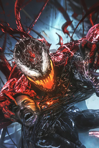 Venom Fight (1280x2120) Resolution Wallpaper