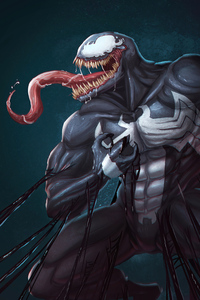 Venom Game Logo 4k
