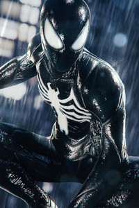 Venom In Marvel Spiderman 2 (1280x2120) Resolution Wallpaper