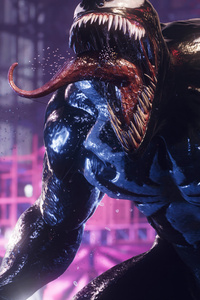 Venom In Marvels Spider Man 2 Game 2024 (540x960) Resolution Wallpaper