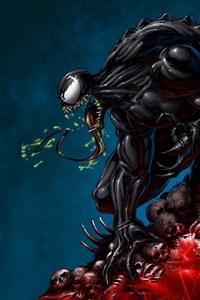 Venom Marvel Comics 8k (1280x2120) Resolution Wallpaper