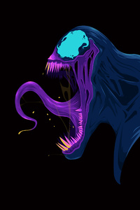 Venom Minimalist Art 4k (1080x2160) Resolution Wallpaper