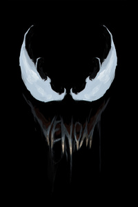 Venom Movie Logo Art (1280x2120) Resolution Wallpaper