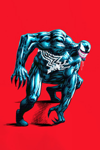 Venom Red Hot Rage (240x400) Resolution Wallpaper