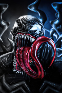 Venom Symbiotic Fury (2160x3840) Resolution Wallpaper