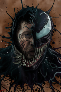 Venom Tom Hardy Art 4k (640x1136) Resolution Wallpaper