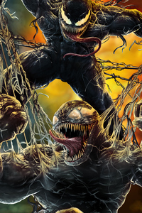Venom Vs Riot 4k 2023 (480x854) Resolution Wallpaper