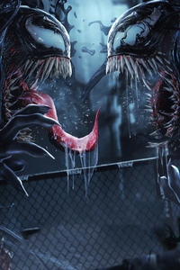 Venom Vs Riot 4k Art (750x1334) Resolution Wallpaper