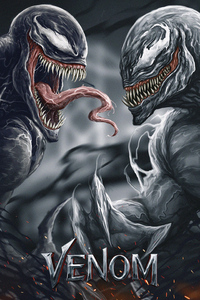 Venom Vs Riot Digital Art (1125x2436) Resolution Wallpaper