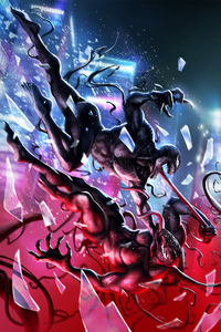Venom Vs Riot Illustration