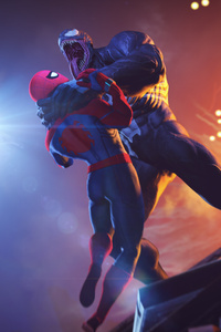 Venom Vs Spiderman Face Off