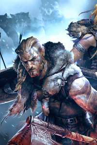 Vikings Wolves Of Midgard 4k (640x960) Resolution Wallpaper