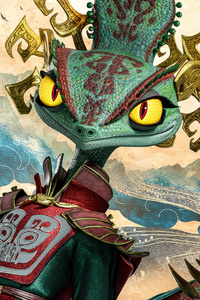 Viola Davis As The Chameleon In Kung Fu Panda 4 (1440x2560) Resolution Wallpaper