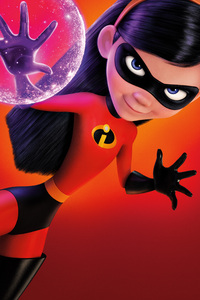 Violet In The Incredibles 2 4k (1080x2280) Resolution Wallpaper