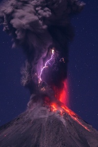 Volcano Eruption (1080x2280) Resolution Wallpaper