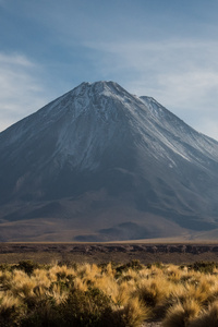Volcano Mountain Peak Landscape (1080x1920) Resolution Wallpaper