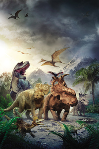 Walking With The Dinosaurs (480x800) Resolution Wallpaper