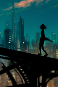 Walking With The Time (480x800) Resolution Wallpaper