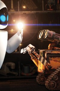 480x800 Wall E and Eve