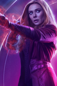Wanda Maximoff In Avengers Infinity War New Poster