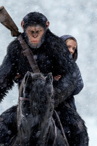 War For The Planet Of The Apes 2017 (1440x2560) Resolution Wallpaper