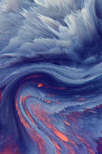 Waves Abstract Colorful