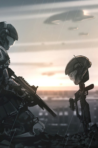 We Are Odst 4k (240x400) Resolution Wallpaper