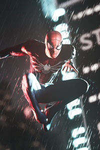 Web Slinging Adventures Marvels Spider Man 2 (640x1136) Resolution Wallpaper