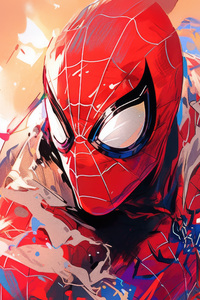 Webbed Masterpiece Spider Man (750x1334) Resolution Wallpaper