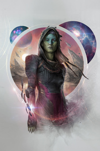 What If Lilith Daughter Of Thanos (360x640) Resolution Wallpaper