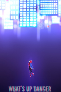Whats Up Danger Spiderverse (480x854) Resolution Wallpaper