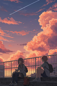 Where Clouds And Youth Meet (720x1280) Resolution Wallpaper
