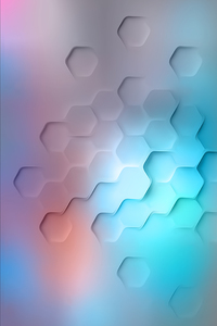 White Polygon Abstract 4k