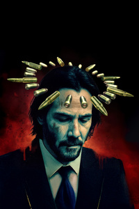 Wick Is Pain (750x1334) Resolution Wallpaper