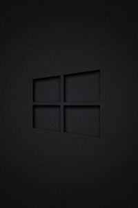 Windows 10 Dark (320x480) Resolution Wallpaper
