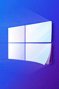 Windows 10 Logo Vector Minimal 4k (480x854) Resolution Wallpaper