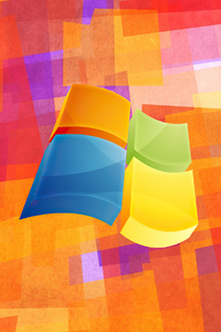 Windows Xp Logo Geometry 4k