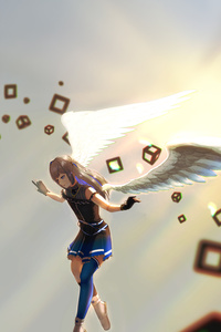 Wings Of Hope And Dreams (1280x2120) Resolution Wallpaper